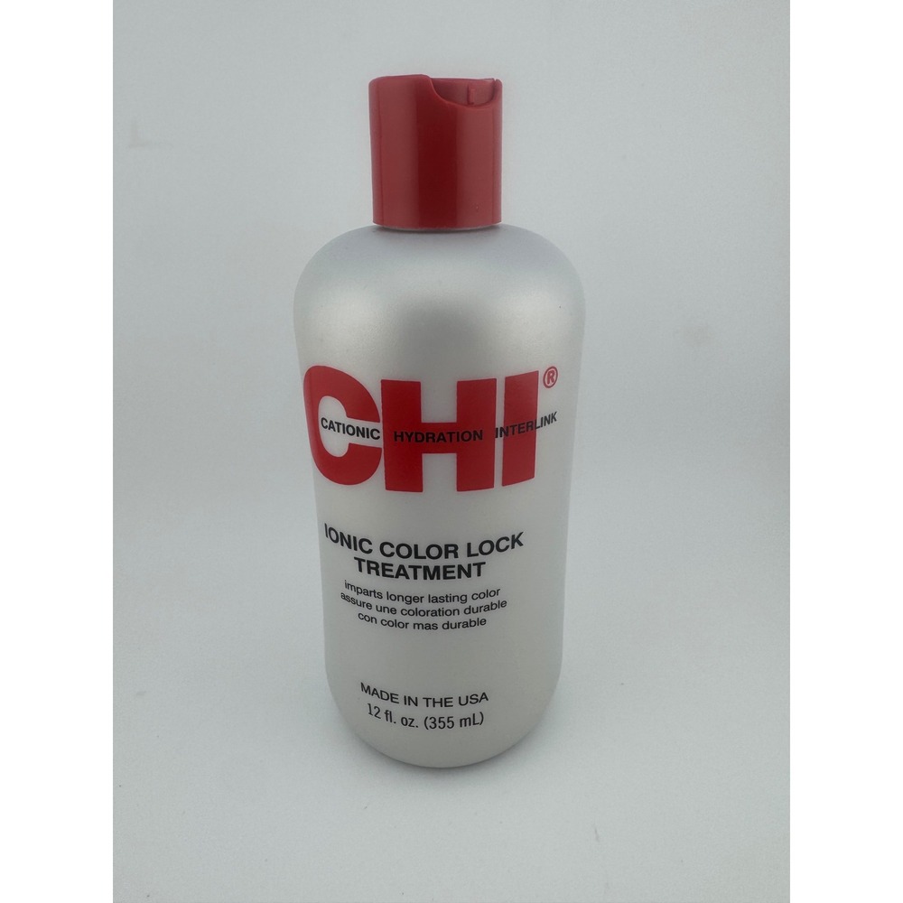 CHI Ionic Color Lock Treatment 12 fl oz 355ml Hair Color Sealer Neutralizer